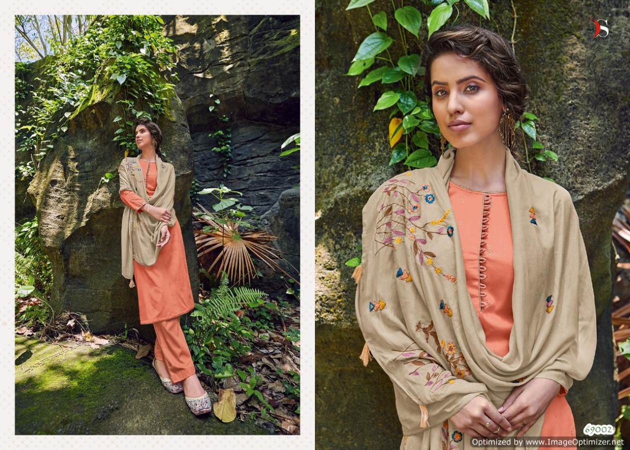 Deepsy  Presents Evergreen  Designer Dress Material