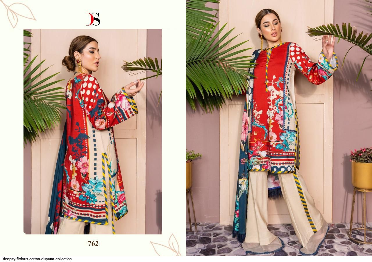 Deepsy Presents Firdous Cotton  Pakistani Suits