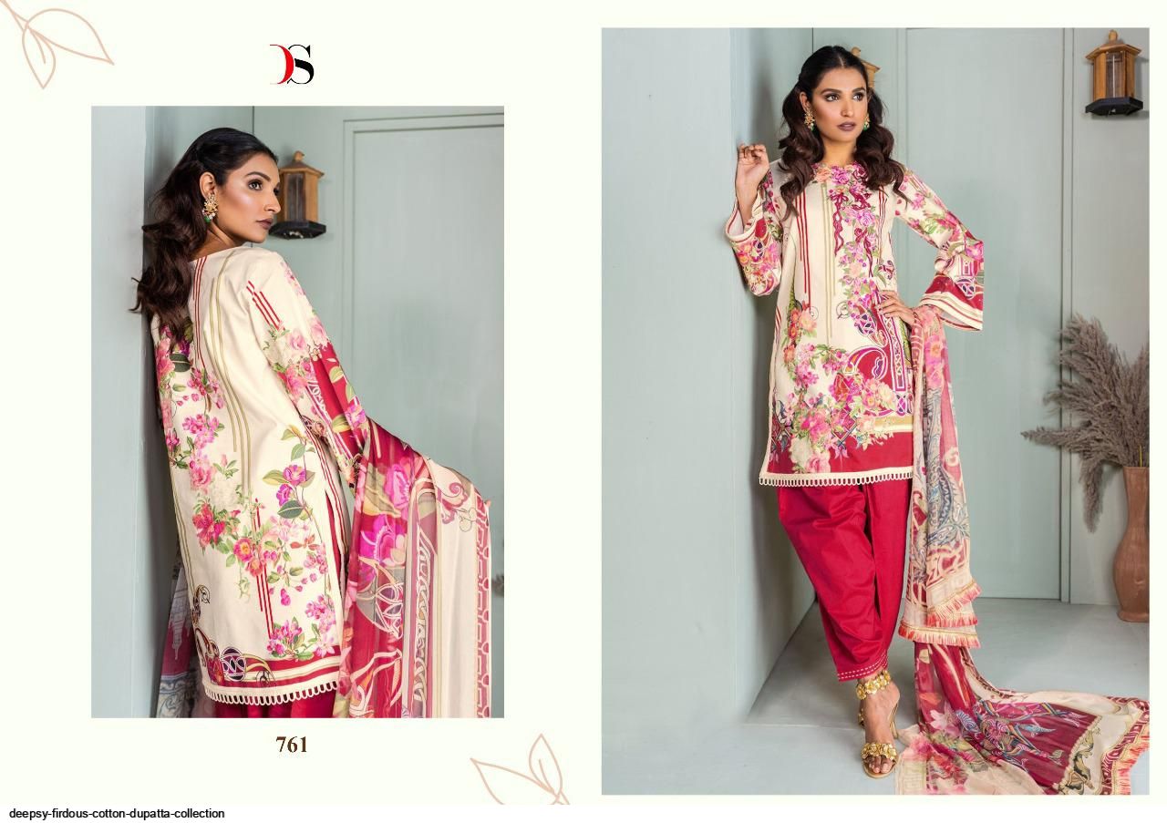 Deepsy Presents Firdous Cotton  Pakistani Suits