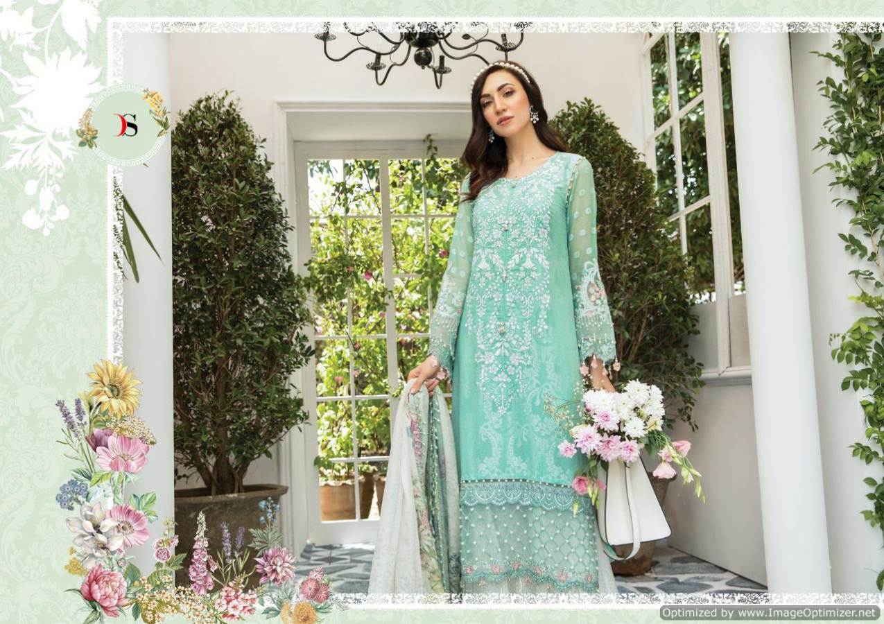 Deepsy Presents Maria B Lawn 3 Super Nx Pure Jam Cotton Pakistani Suits