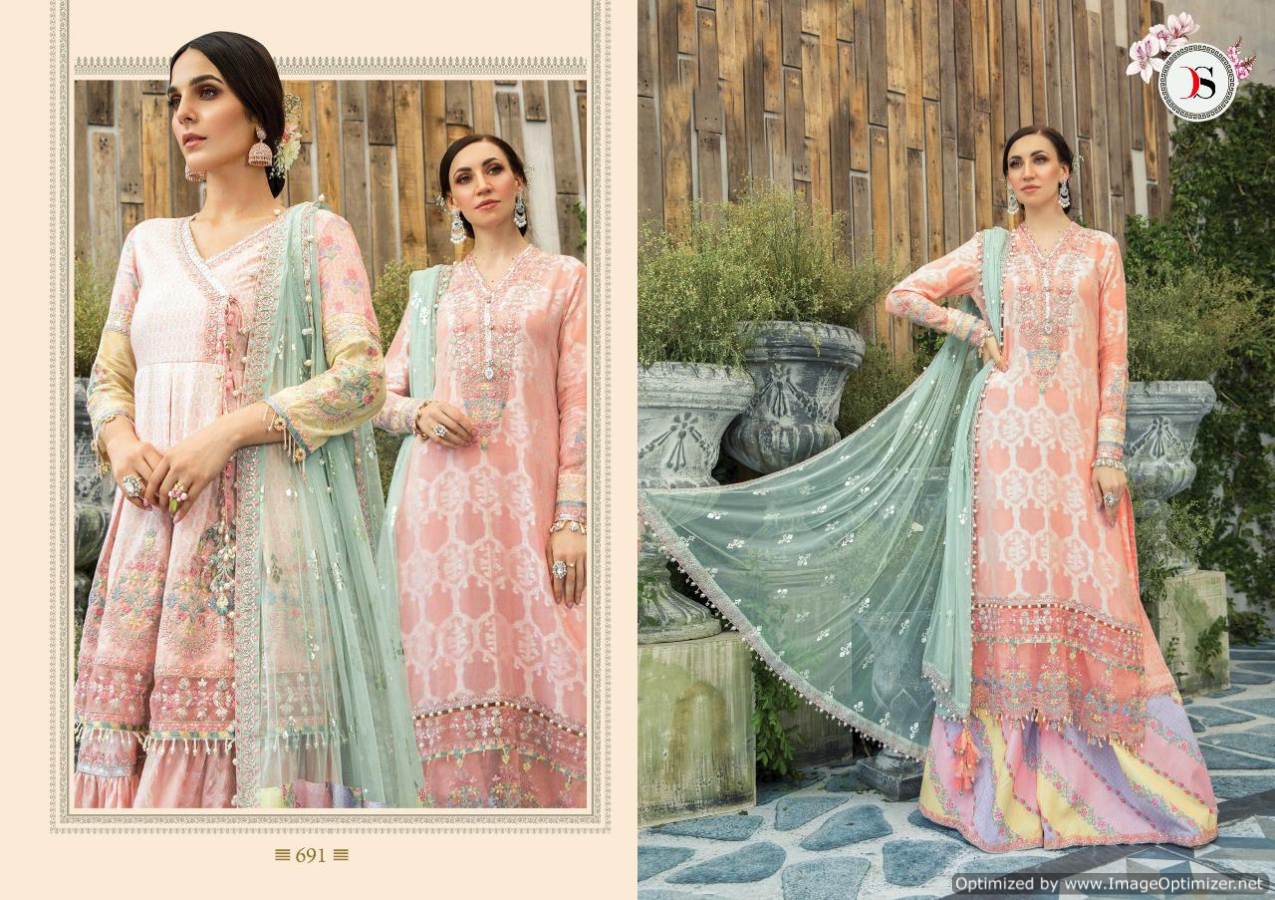 Deepsy Presents Maria B Lawn 3 Super Nx Pure Jam Cotton Pakistani Suits