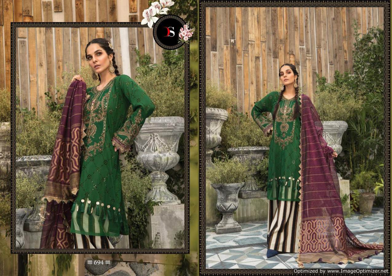 Deepsy Presents Maria B Lawn 3 Super Nx Pure Jam Cotton Pakistani Suits