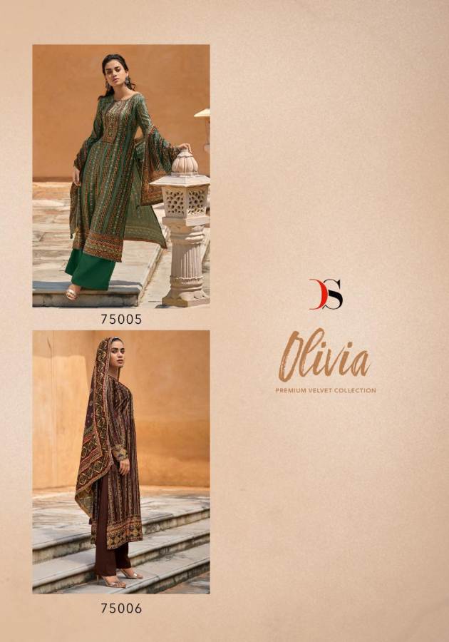 Deepsy Presents Olivia Designer  Digital Printed Dress Material
