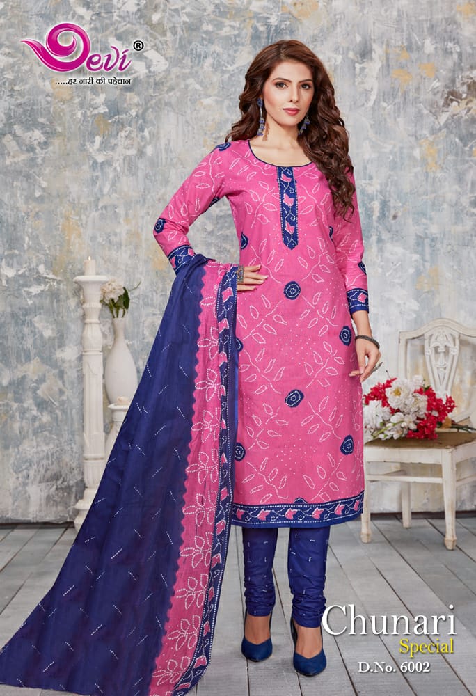 Devi Presents  Chunari Special  Vol 6 Printed Dress Material