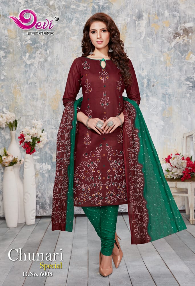 Devi Presents  Chunari Special  Vol 6 Printed Dress Material