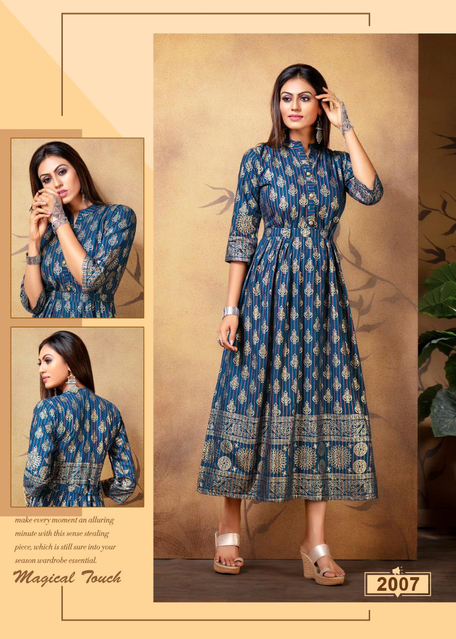 Ft Presents  Falak Heavy  Stylish Look Kurti Collection