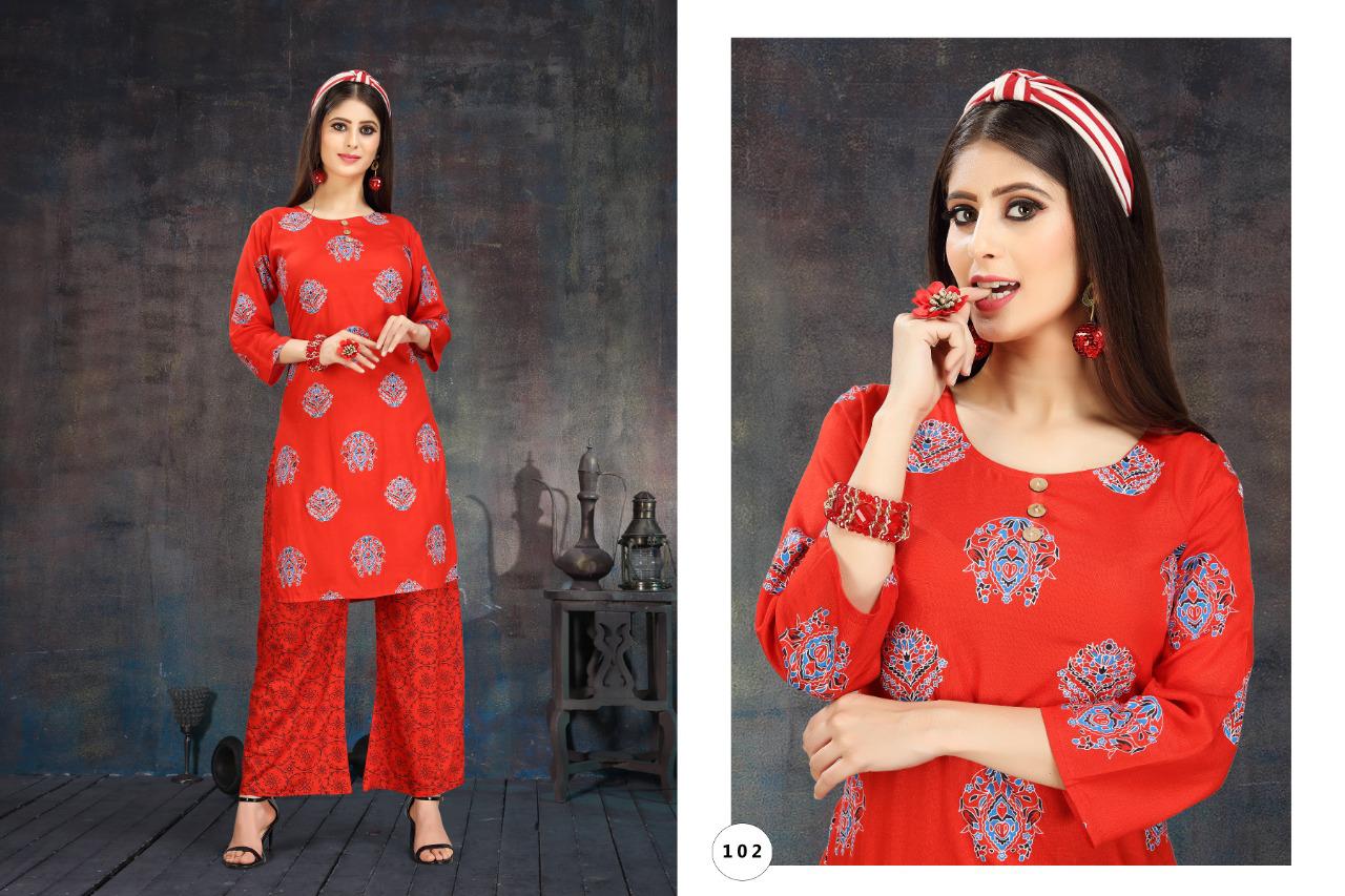 Ft  Presents Fusion  Kurti With Bottom Collection