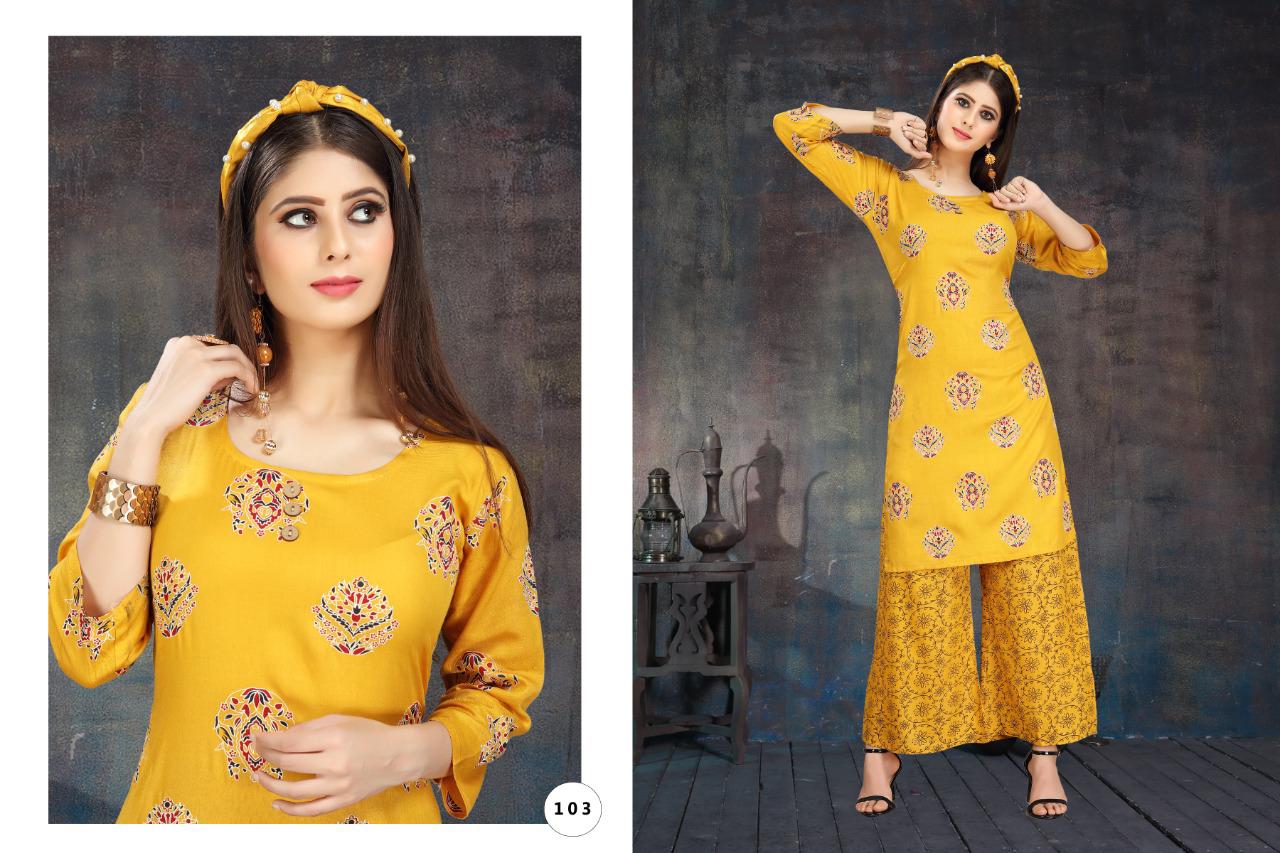 Ft  Presents Fusion  Kurti With Bottom Collection