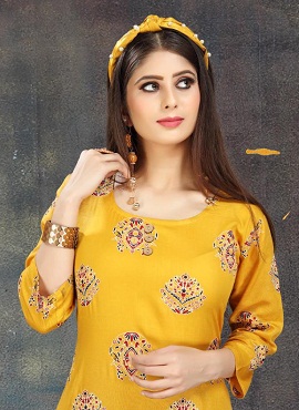 Ft  Presents Fusion  Kurti With Bottom Collection