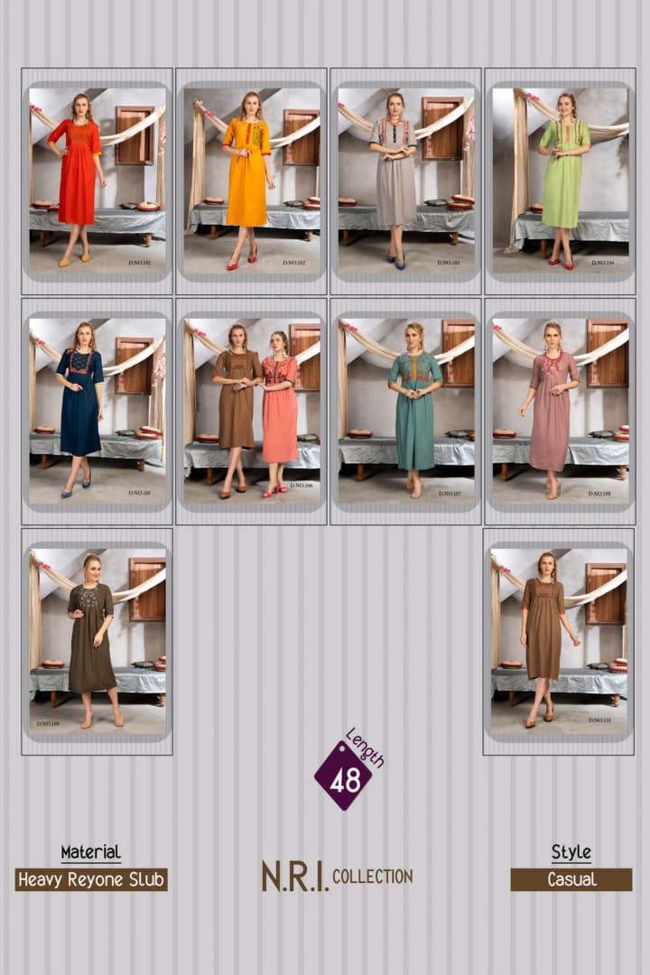 Ft Presents Saheli Heavy Rayon Casual Wear Kurti Collection