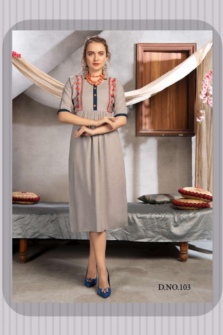 Ft Presents Saheli Heavy Rayon Casual Wear Kurti Collection