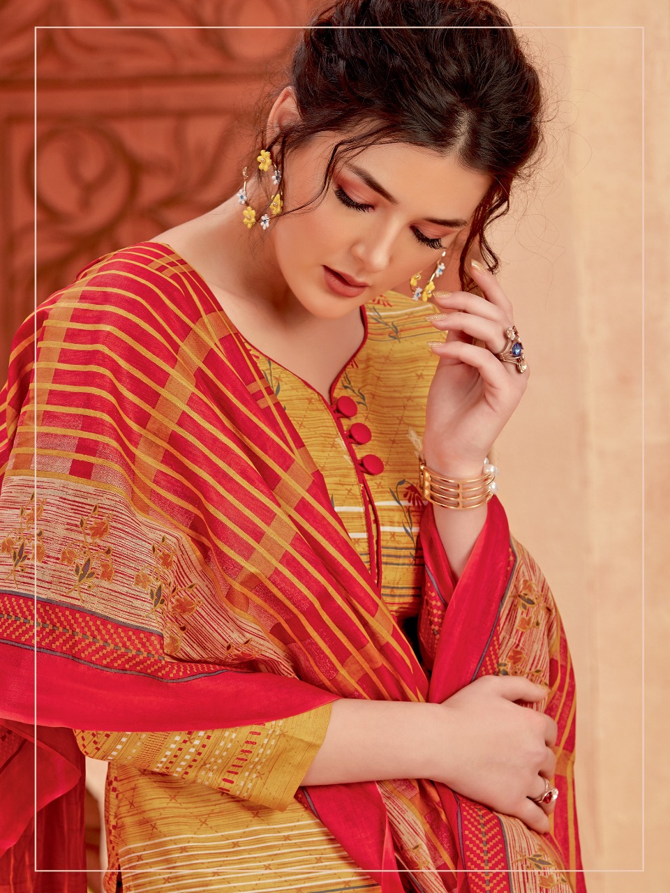Ganesha Print Vol 23 Ready Made Cotton Suits