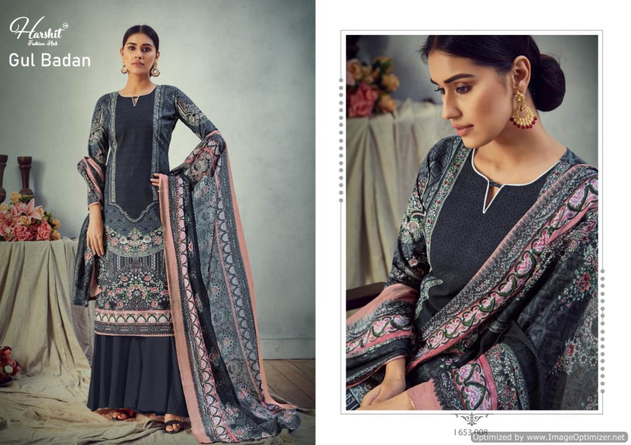 Harshit Presents Gul Badan Designer Dress Material