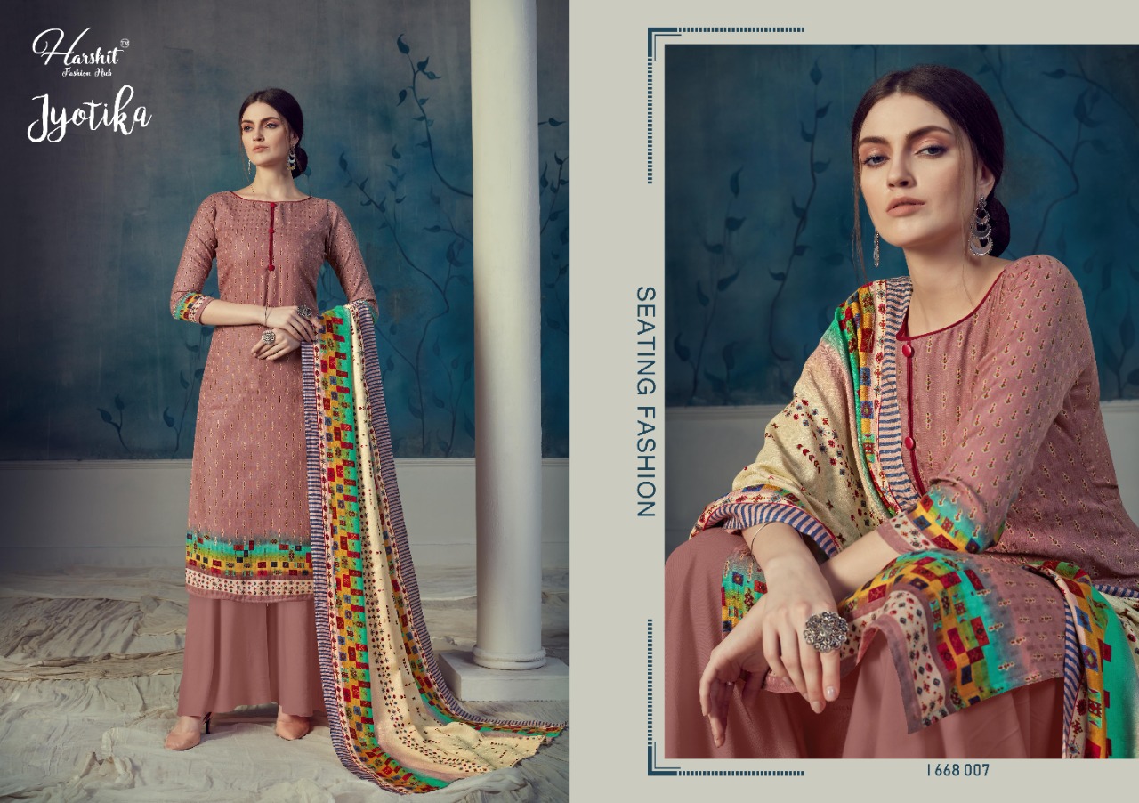 Harshit Presents Jyotika Designer Dress Material