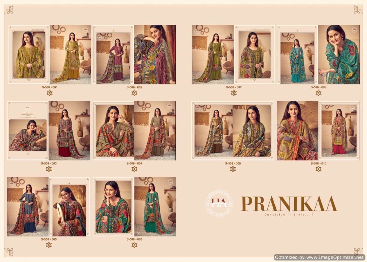 Harshit Presents  Pranikaa  Dress Material