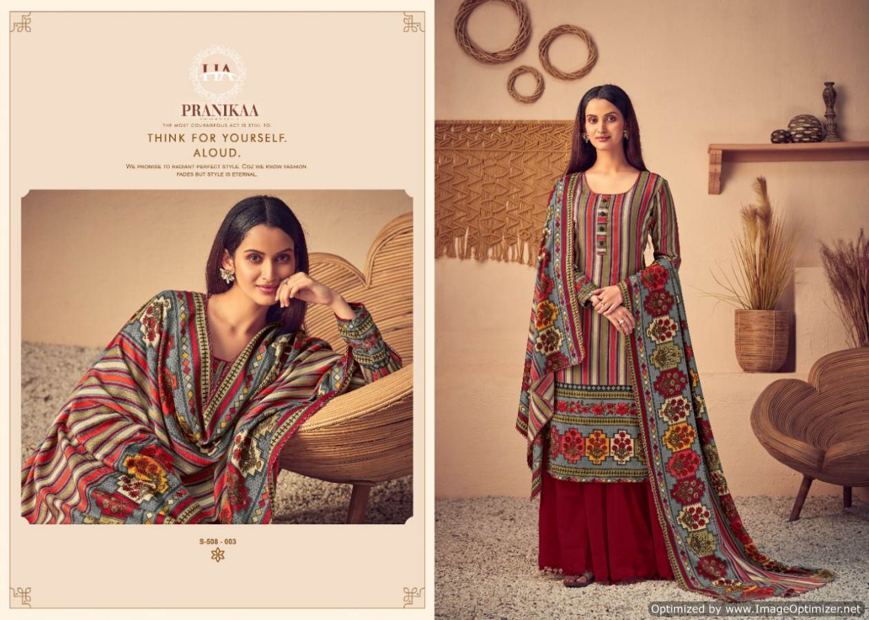 Harshit Presents  Pranikaa  Dress Material