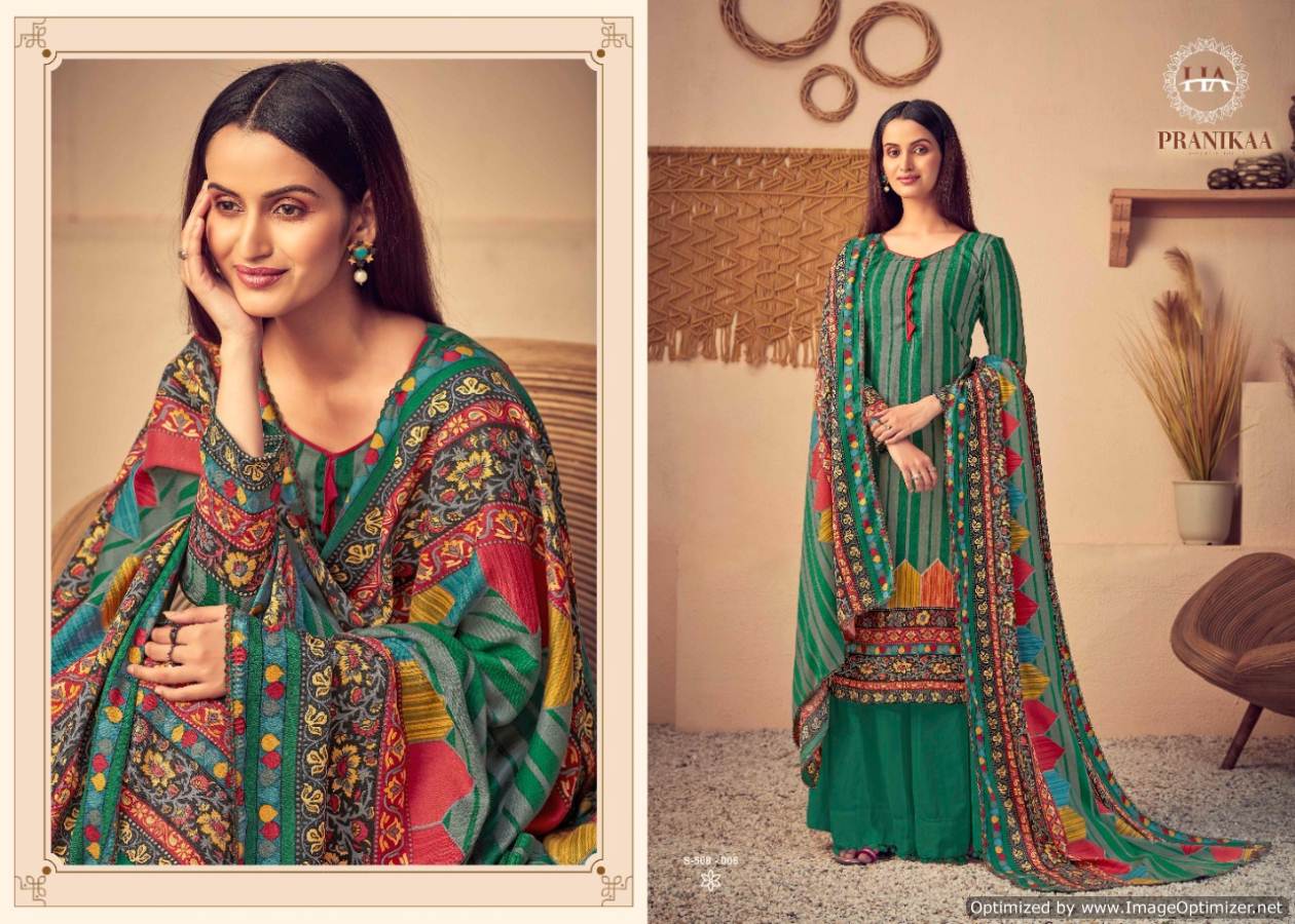 Harshit Presents  Pranikaa  Dress Material