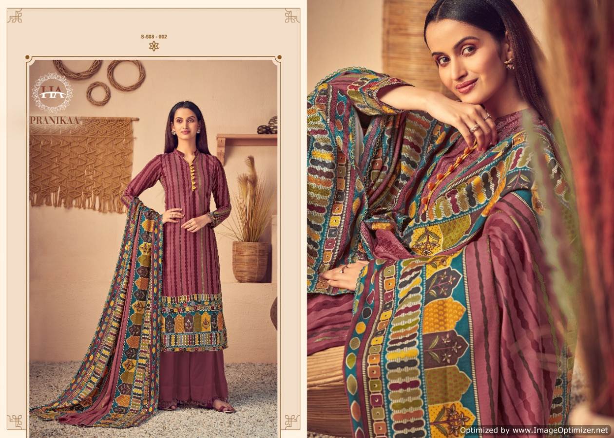 Harshit Presents  Pranikaa  Dress Material