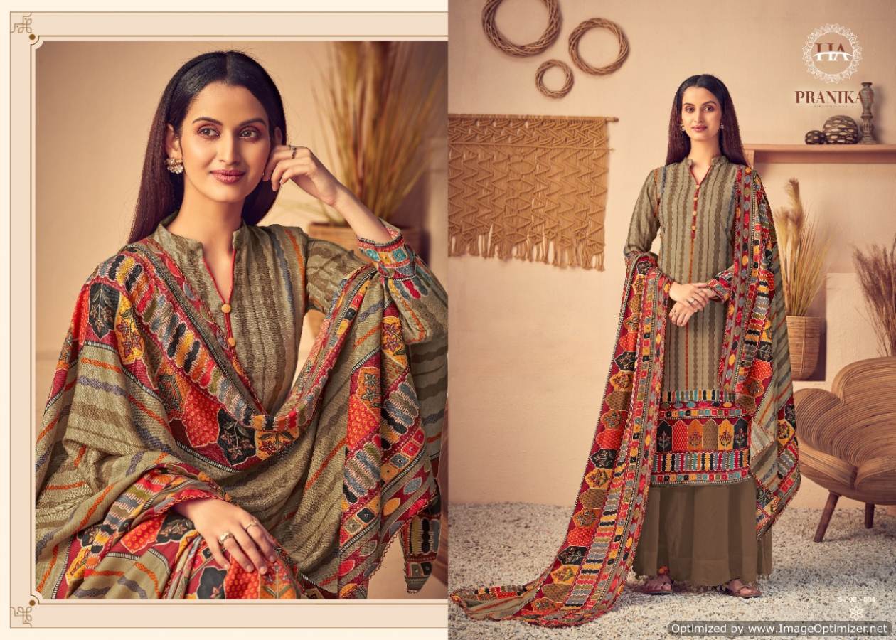 Harshit Presents  Pranikaa  Dress Material