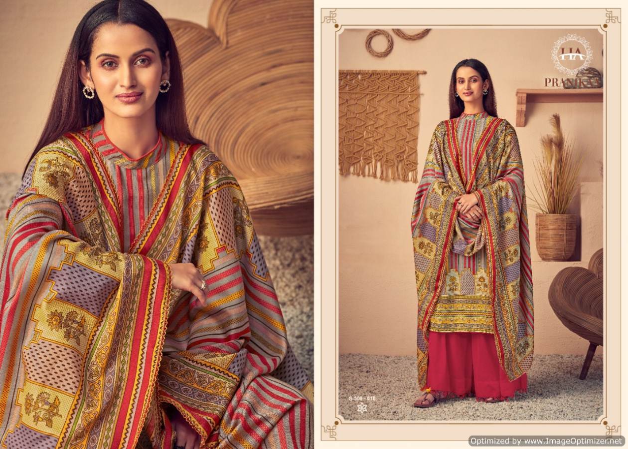 Harshit Presents  Pranikaa  Dress Material