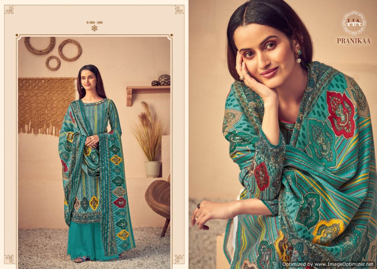 Harshit Presents  Pranikaa  Dress Material