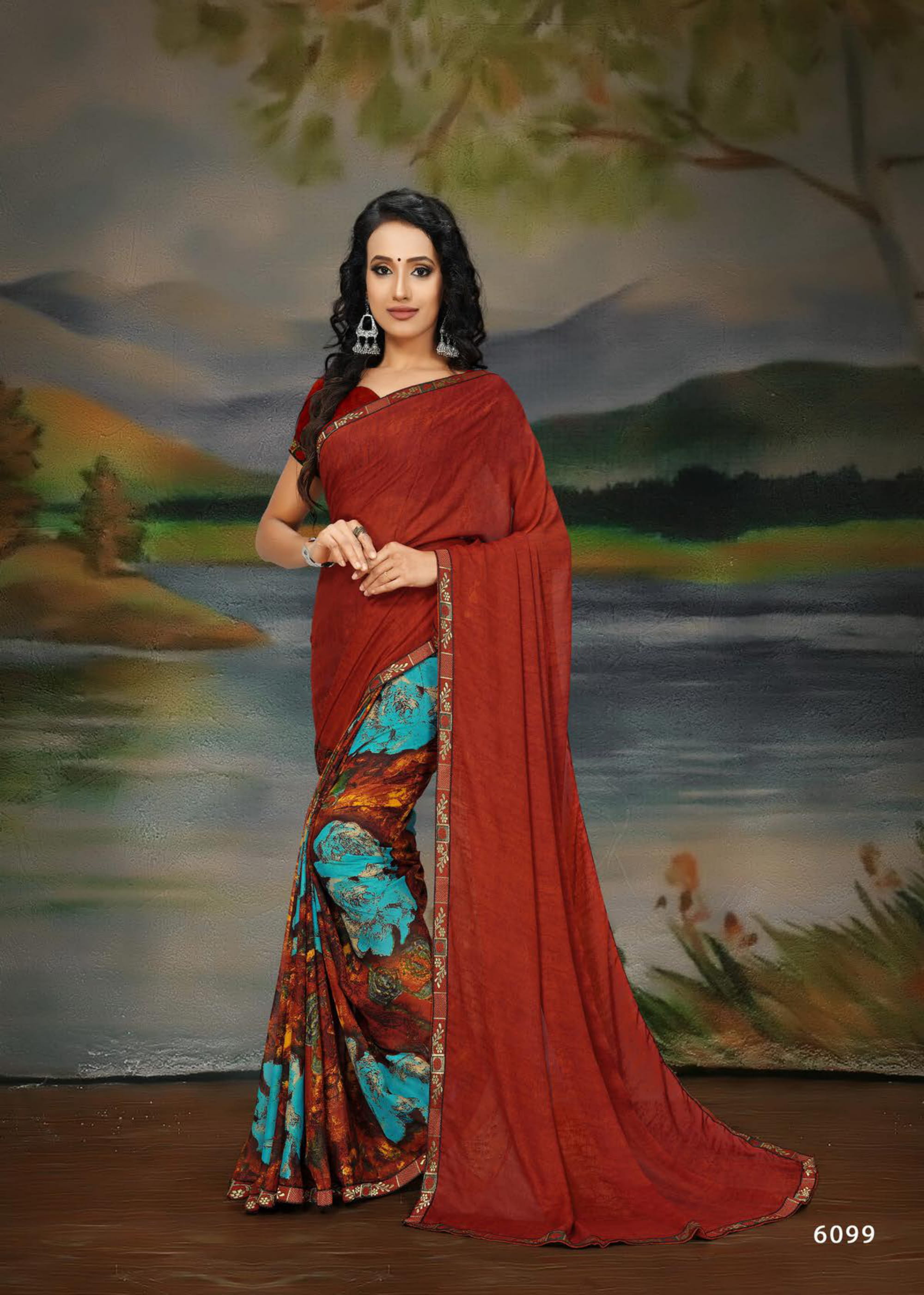 Haytee Presents Sakhi 4 Renial Printed Saree Collection