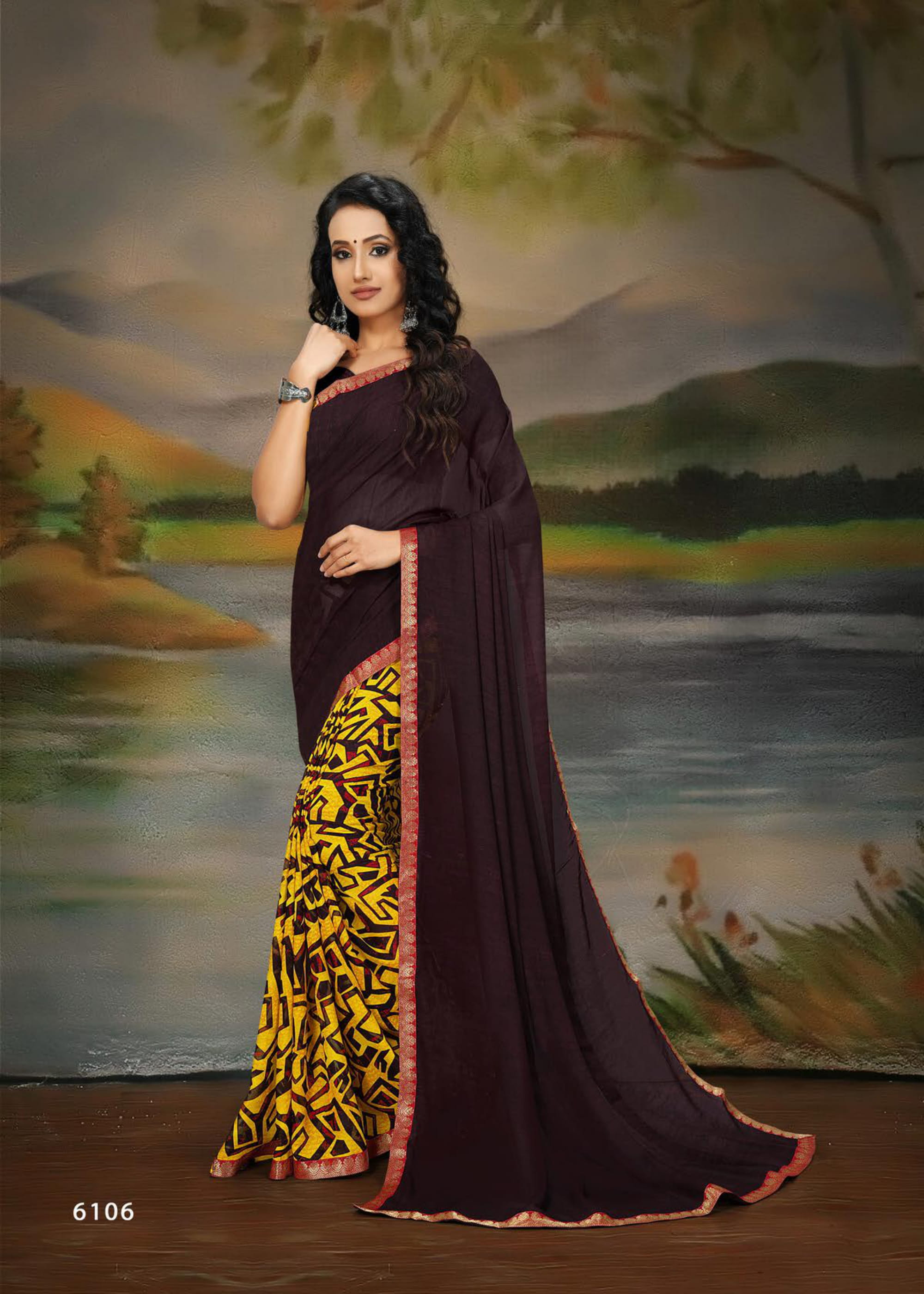 Haytee Presents Sakhi 4 Renial Printed Saree Collection