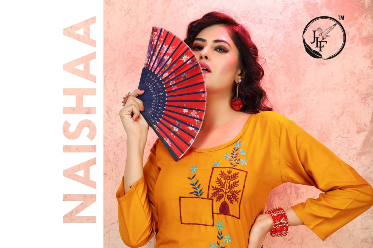 Jlf Presents Naishaa Designer Kurti With Palazzo Collection