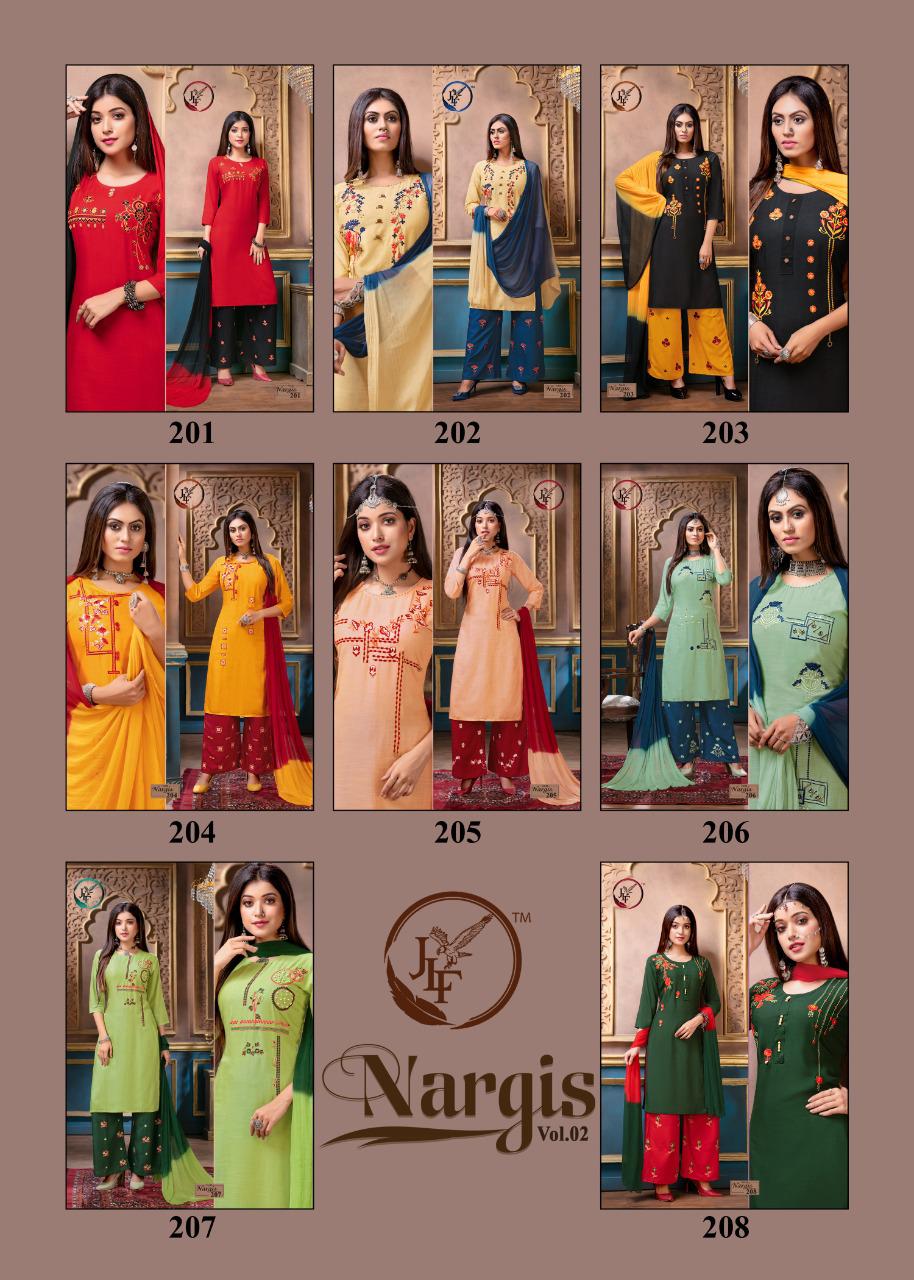 Jlf Presents  Nargis  Vol 2  Ready Made Collection