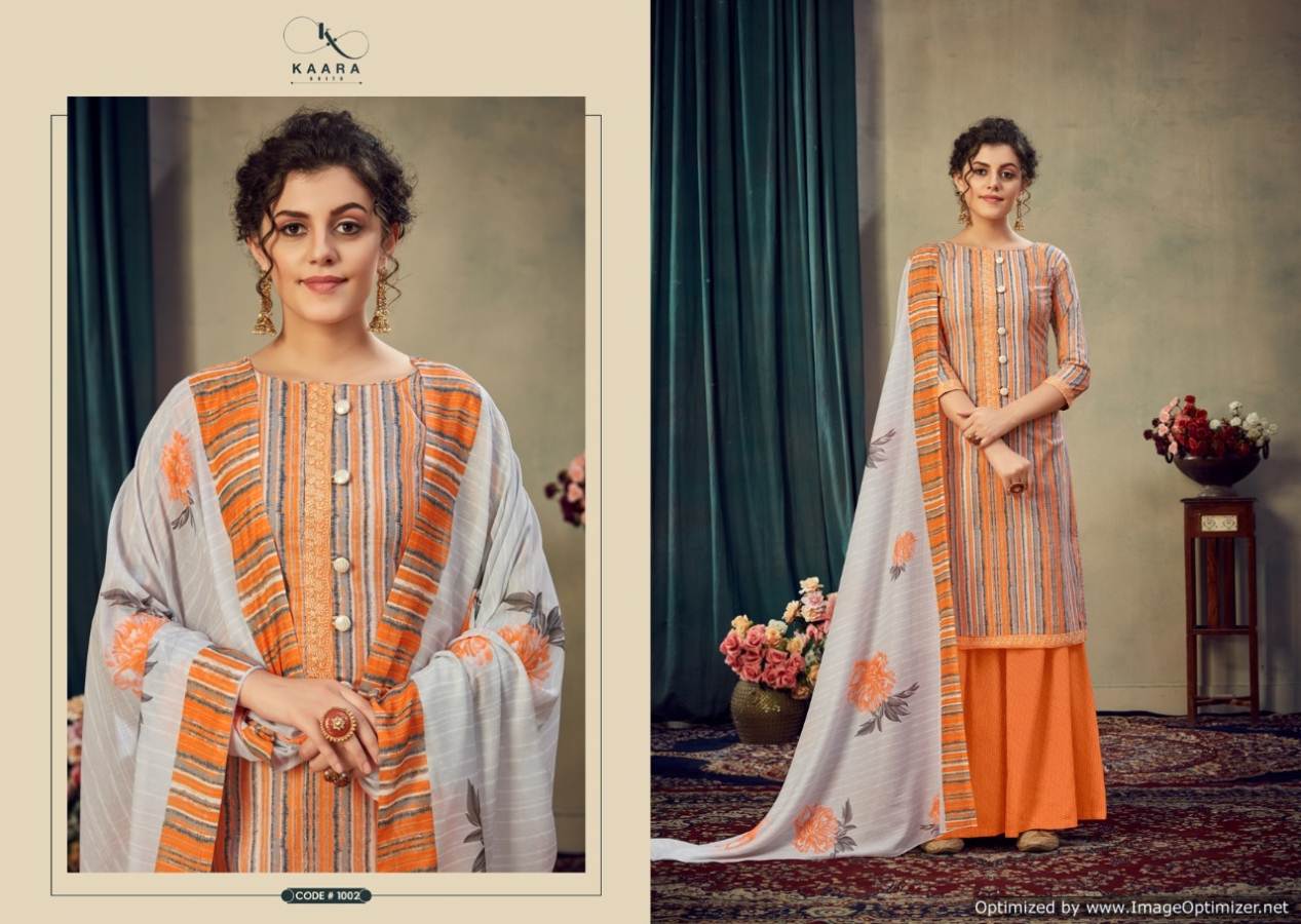 Kaara Presents  Mahira Digital Printed Dress Material