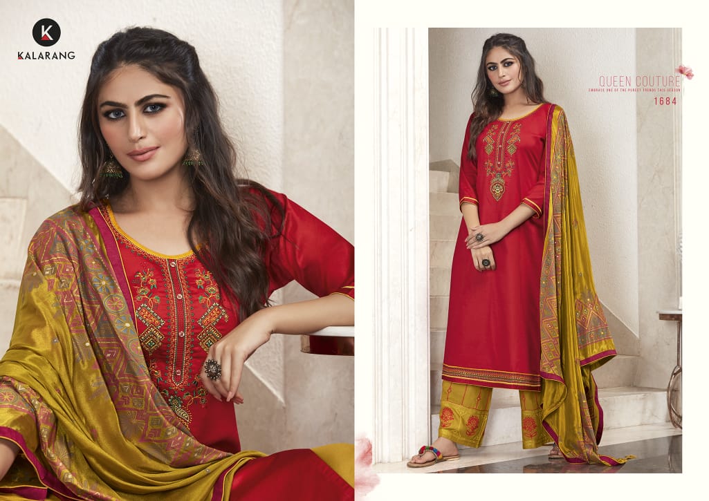 Kalarang Presents Butterfly Vol 2 Designer Dress Material