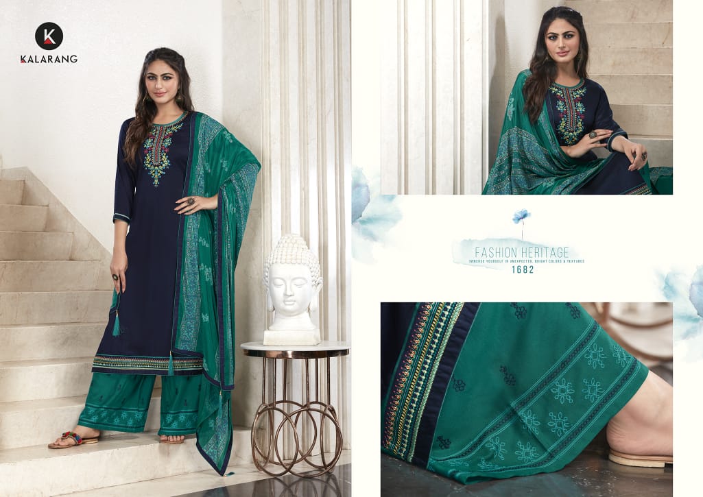 Kalarang Presents Butterfly Vol 2 Designer Dress Material