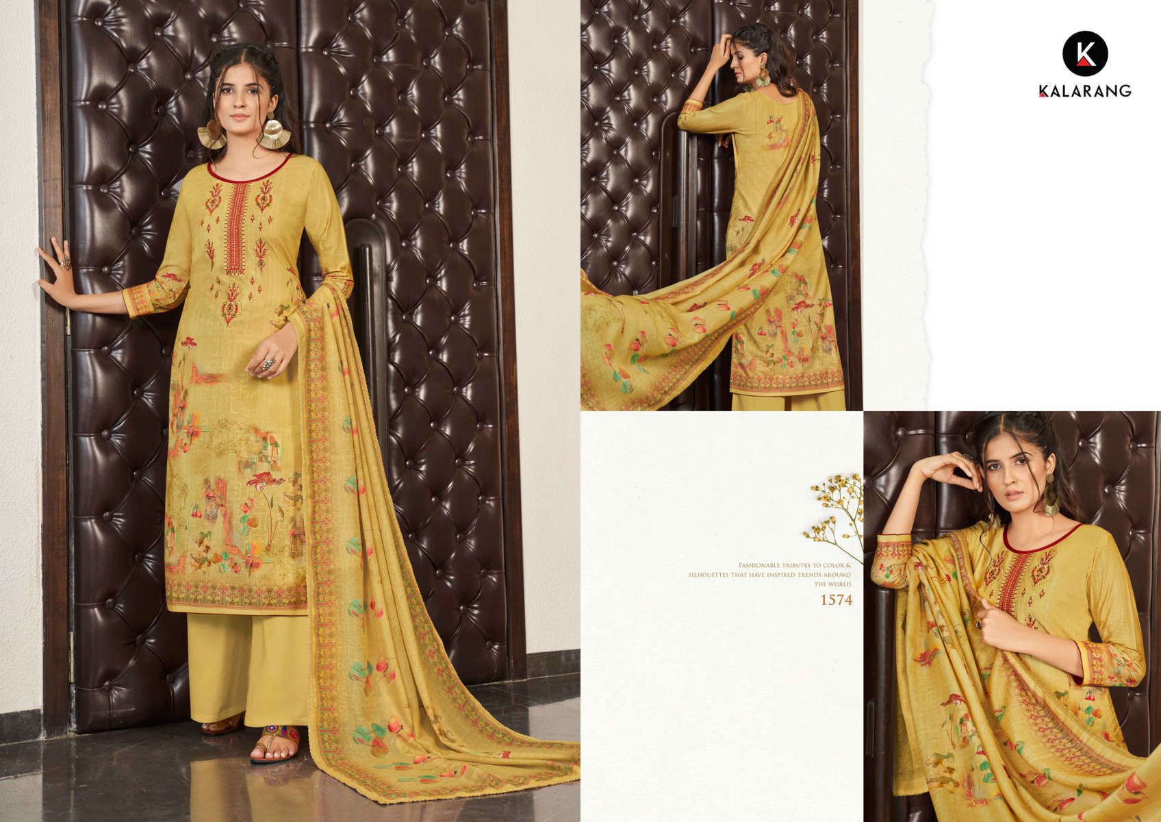 Kalarang Presents  Charming Vol 3 Designer Dress Material