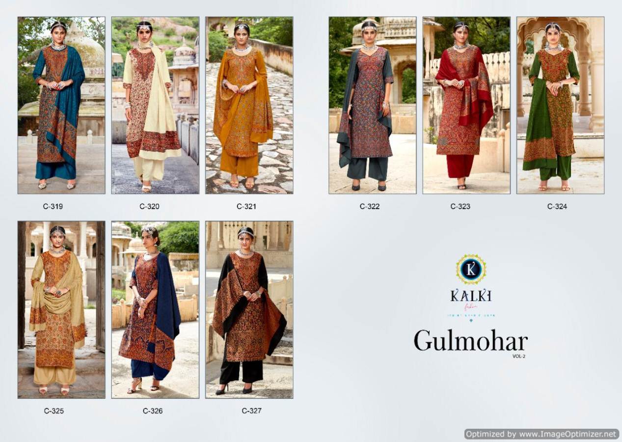Kalki  Presents Gulmohar Vol  2 Pashmin Collection