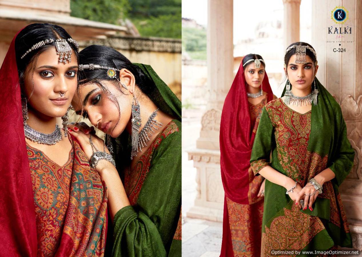 Kalki  Presents Gulmohar Vol  2 Pashmin Collection