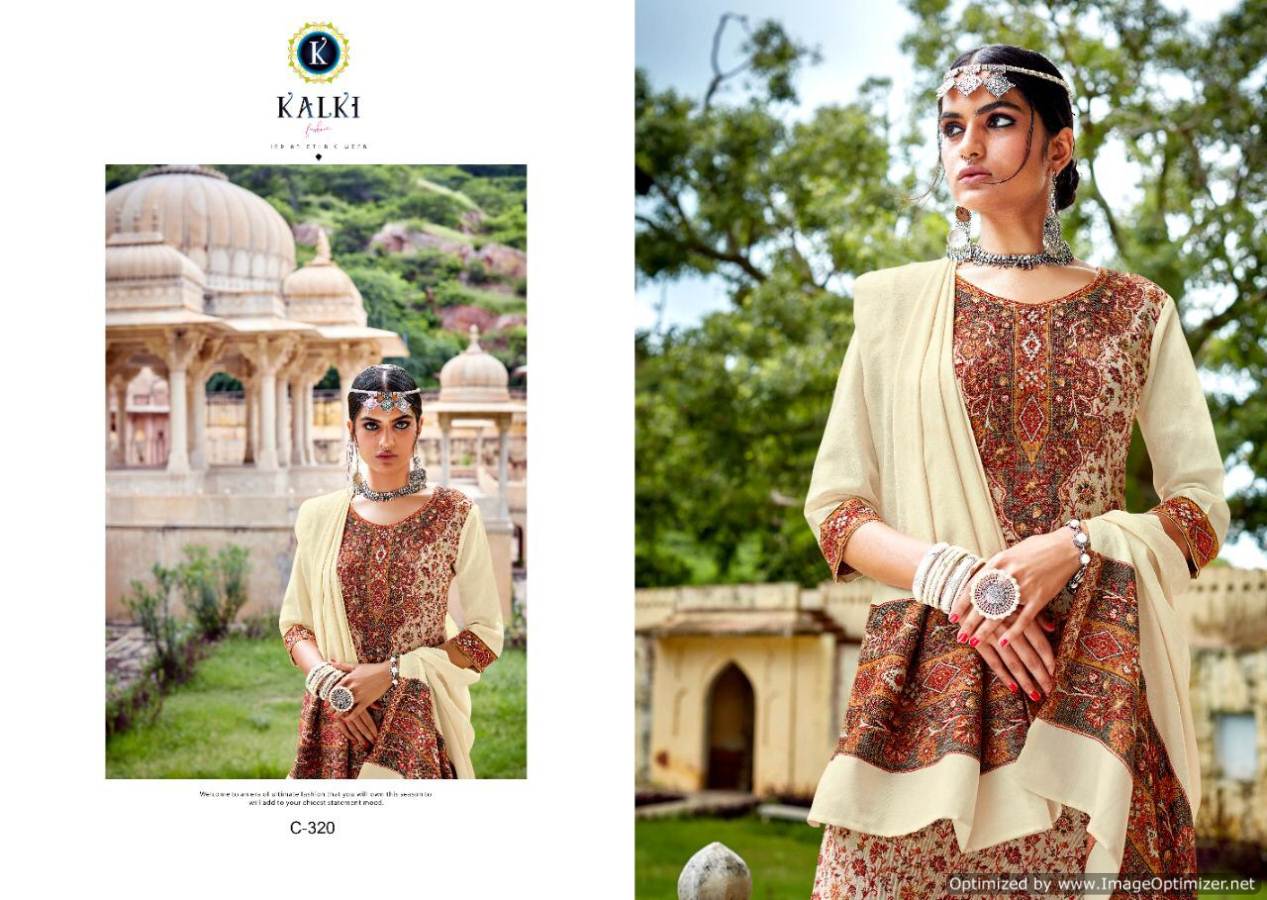 Kalki  Presents Gulmohar Vol  2 Pashmin Collection