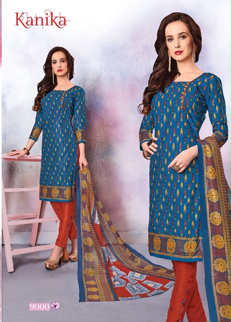 Kanika Vol  9 Printed Dress Material