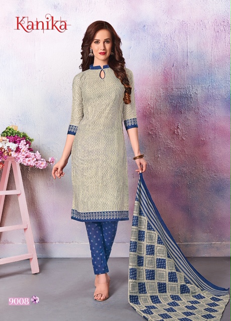 Kanika Vol  9 Printed Dress Material