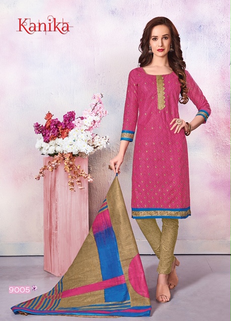 Kanika Vol  9 Printed Dress Material
