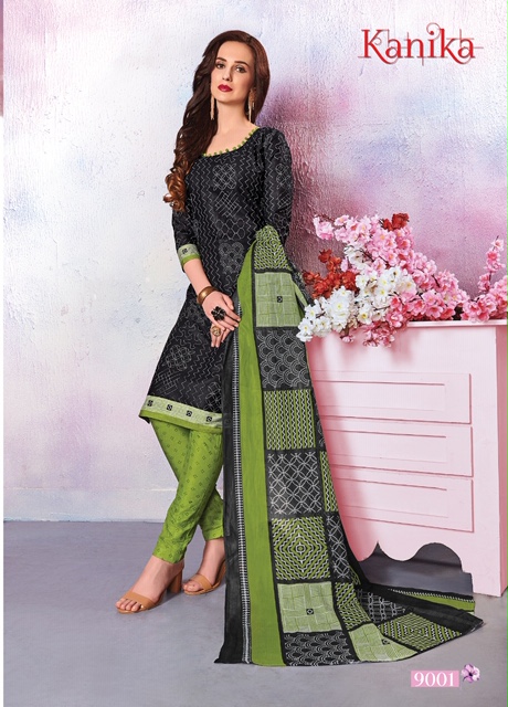 Kanika Vol  9 Printed Dress Material