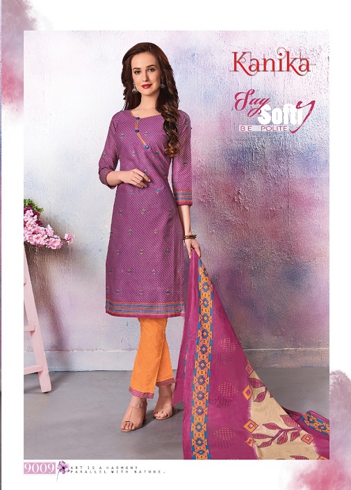 Kanika Vol  9 Printed Dress Material