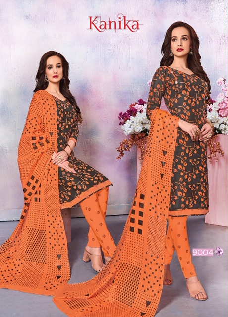 Kanika Vol  9 Printed Dress Material