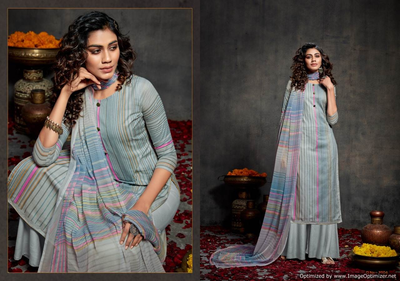 Kesar Presents  Paris  Designer Dress Material