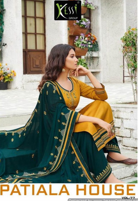 Kessi Presents Patiala House Vol 77 Designer Dress Material