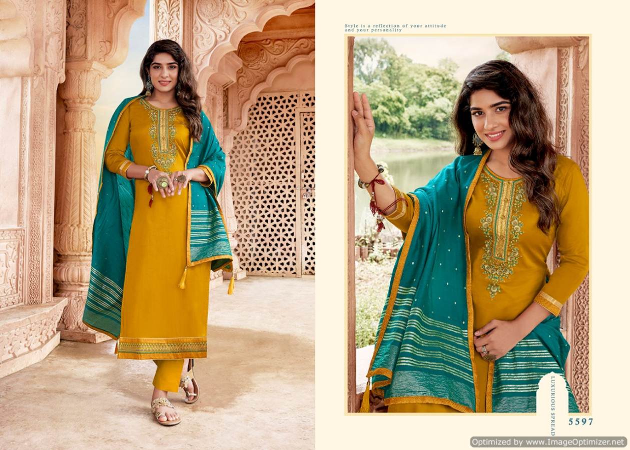 Kessi Presents  Sahenaj Designer  Dress Material
