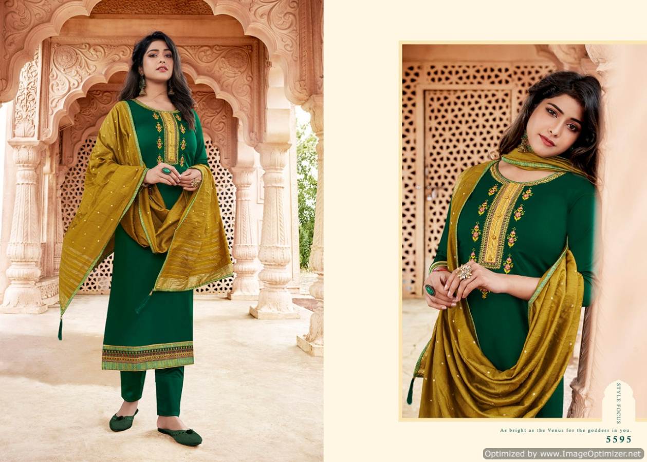 Kessi Presents  Sahenaj Designer  Dress Material