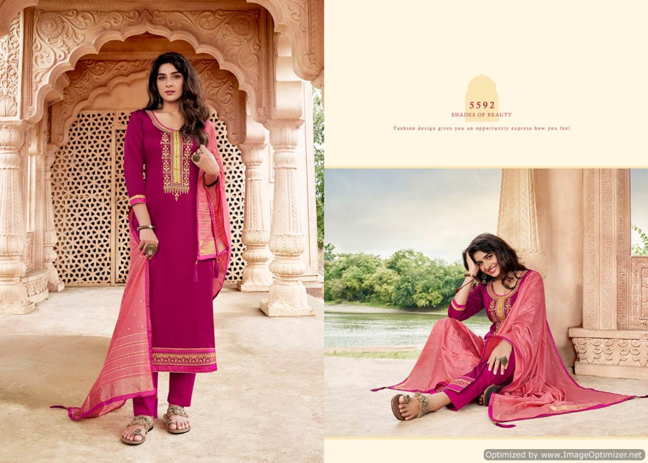 Kessi Presents  Sahenaj Designer  Dress Material