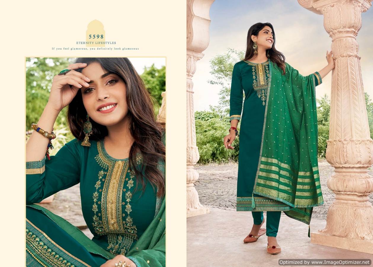 Kessi Presents  Sahenaj Designer  Dress Material