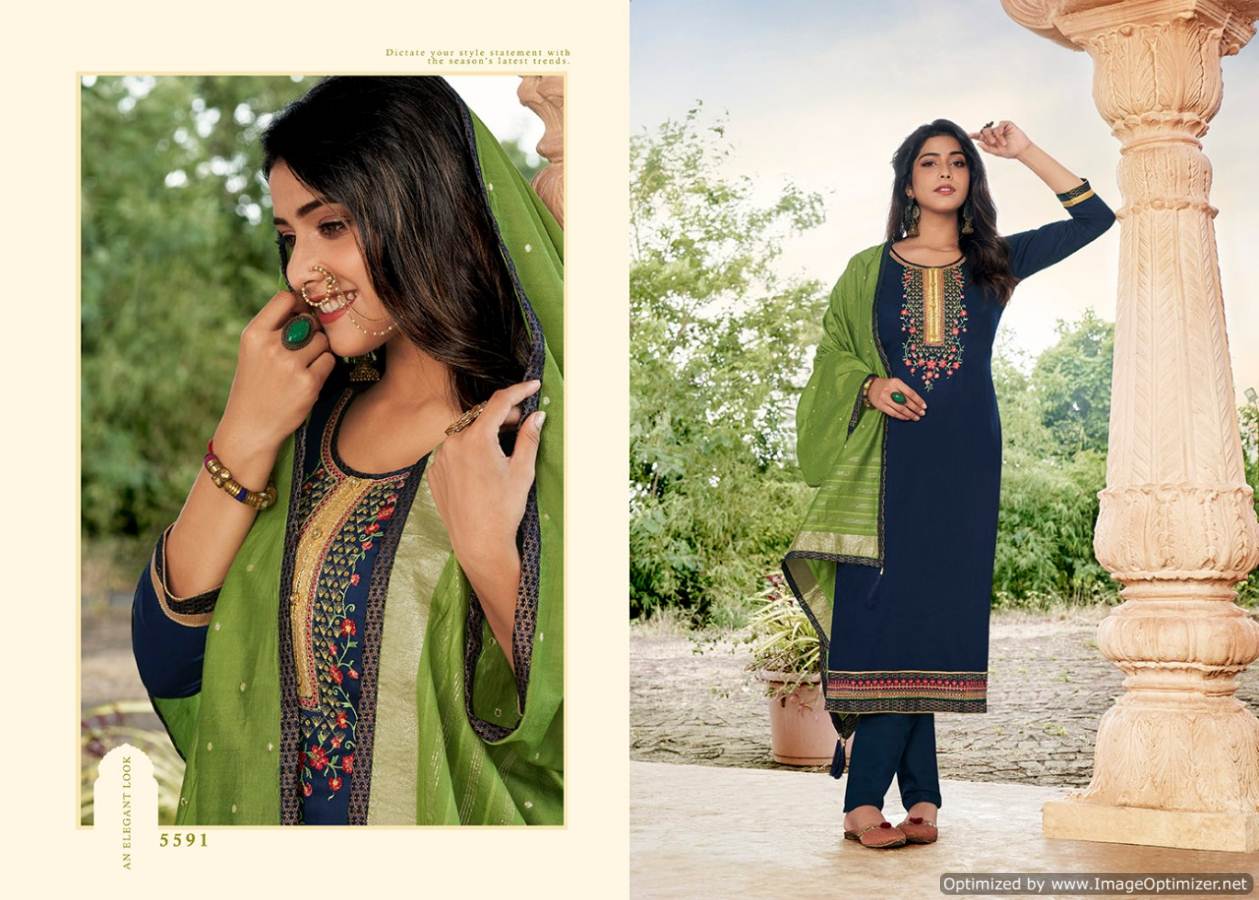 Kessi Presents  Sahenaj Designer  Dress Material