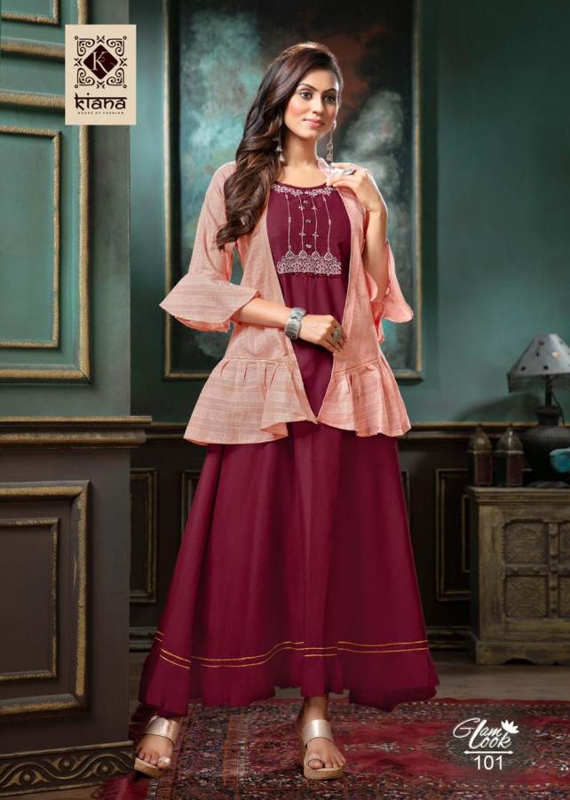 Kiana Presents  Glam Look Heavy Kurti Collection
